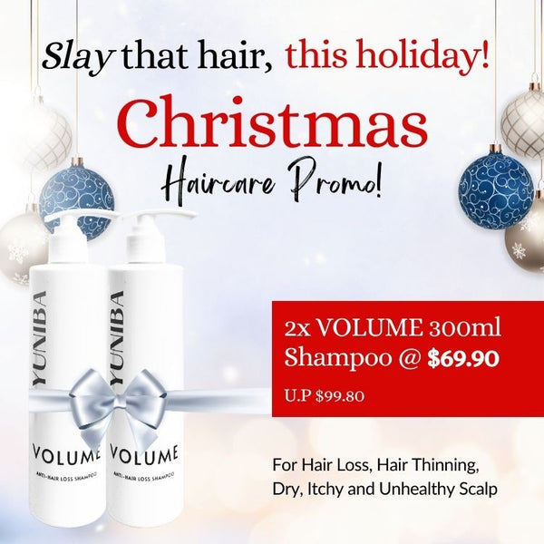 Haircare Christmas Promo: 2x Volume Shampoo @ $69.90! U.P $99.80