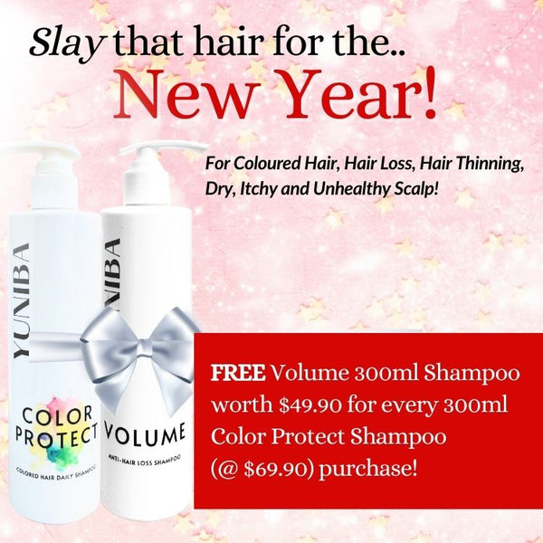 Haircare CNY Promo: FREE 300ml VOLUME Shampoo